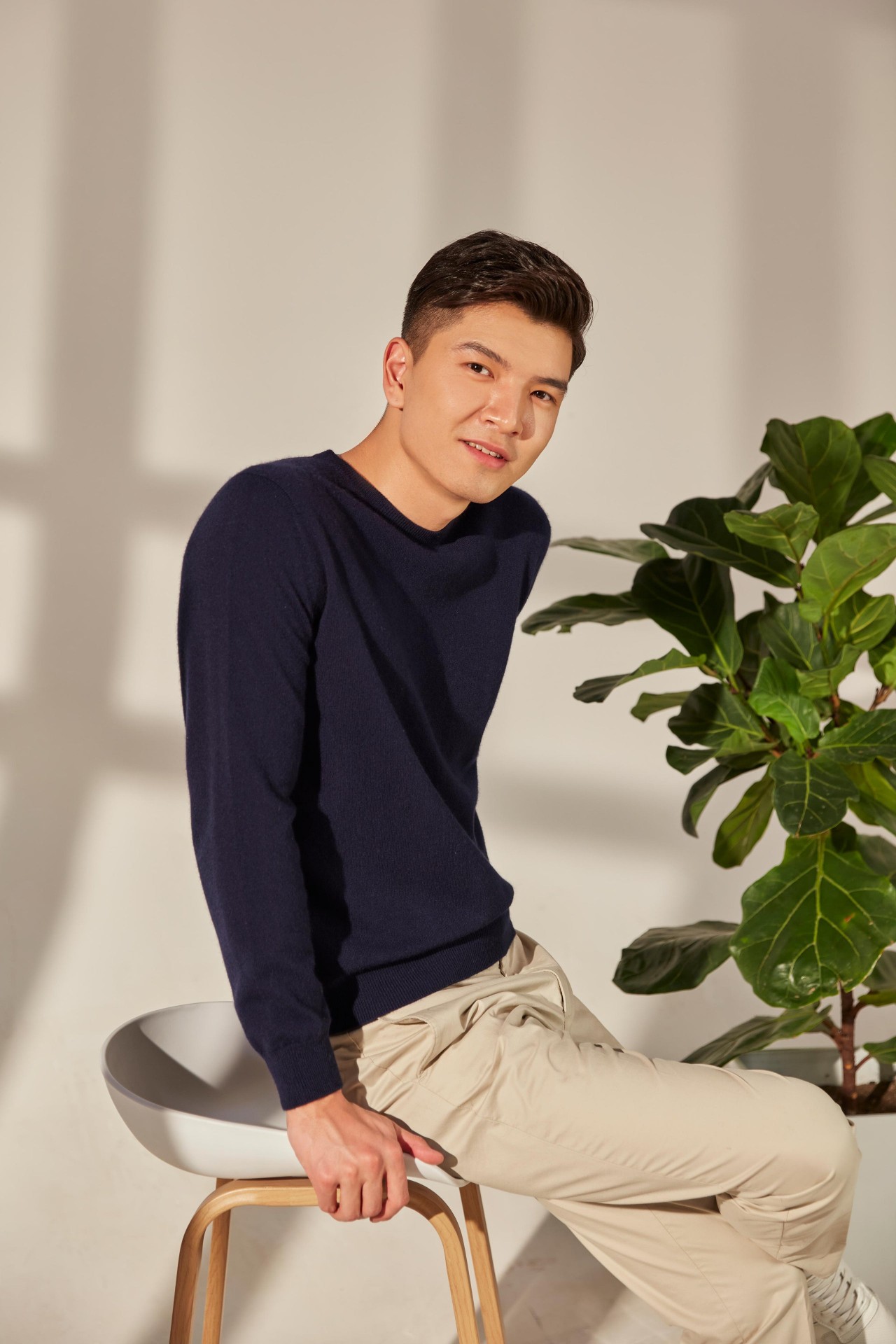 %100 KAŞMİR SIFIR YAKA ERKEK KAZAK