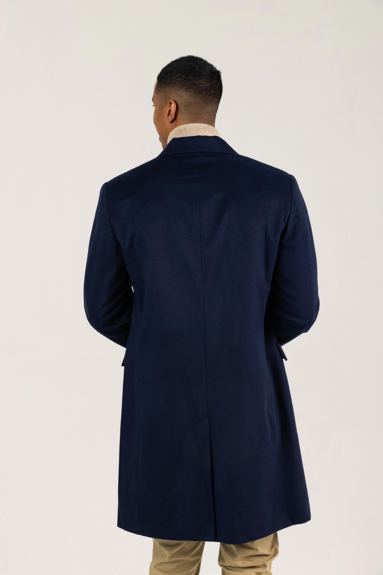 %100 KAŞMİR ERKEK KABAN